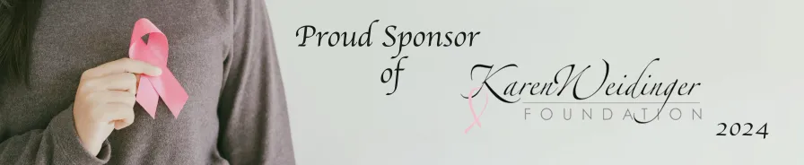 Karen Weidinger Foundation sponsor banner